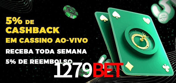 Promoções do cassino ao Vivo 1279bet